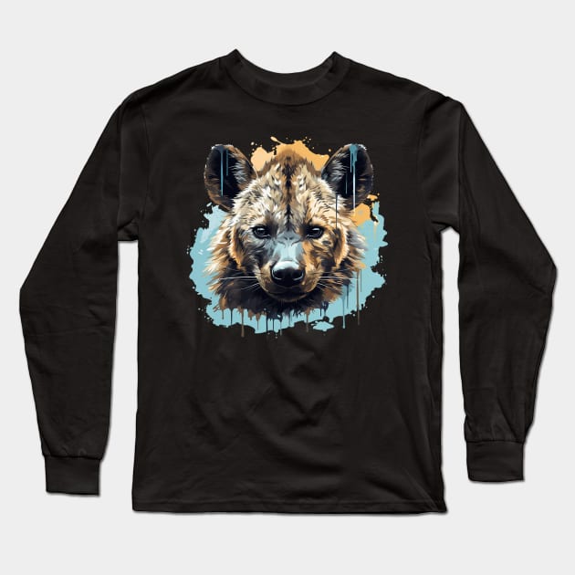 hyena Long Sleeve T-Shirt by piratesnow